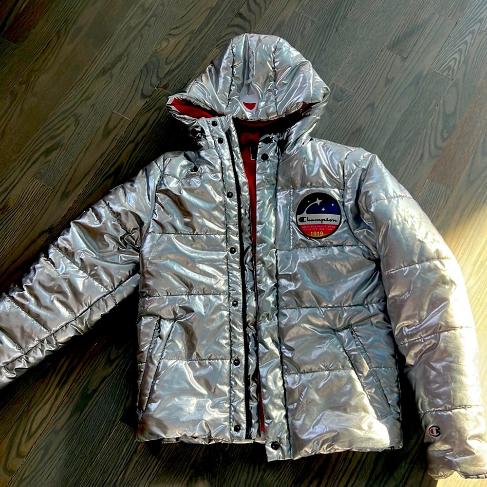 NASA x champion puffer jacket RARE sold out! Size XSmall